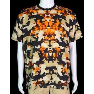 Authentic Givenchy As Seen on Empire Pixelated Camo T-Shirt Colombian Fit Large